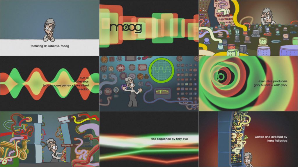 Moog documentary animation Main Title sequence Fizzy Eye