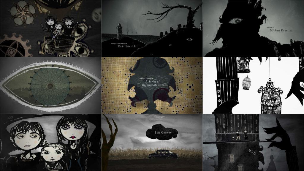Lemony Snicket animated title sequence by Jamie Caliri